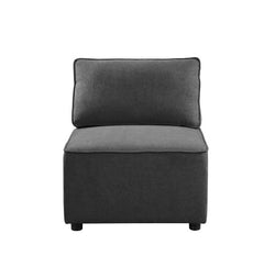 Silvester Gray Armless Chair - Ornate Home