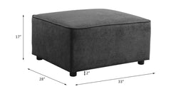 Silvester Ottoman - Ornate Home