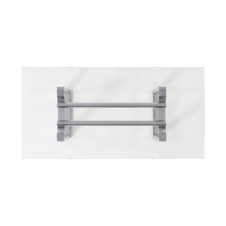 Silvestri Chrome Dining Table - Ornate Home