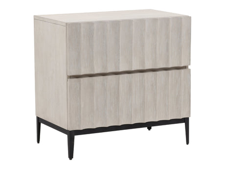 Silvia Light Gray Nightstand - Ornate Home