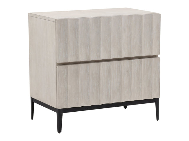 Silvia Light Gray Nightstand - Ornate Home