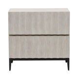 Silvia Light Gray Nightstand - Ornate Home