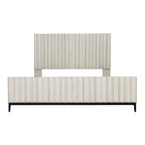 Silvia Light Gray Wash Bed - Ornate Home