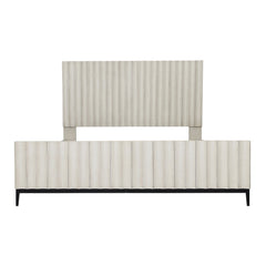 Silvia Light Gray Wash Bed - Ornate Home
