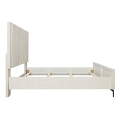 Silvia Light Gray Wash Bed - Ornate Home