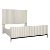 Silvia Light Gray Wash Bed - Ornate Home