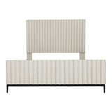 Silvia Light Gray Wash Bed - Ornate Home