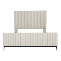 Silvia Light Gray Wash Bed - Ornate Home