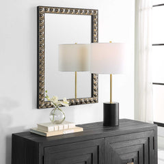 Silvio Silver Tiled Vanity Mirror - Ornate Home