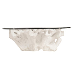 Silvius White Cocktail Table - Ornate Home
