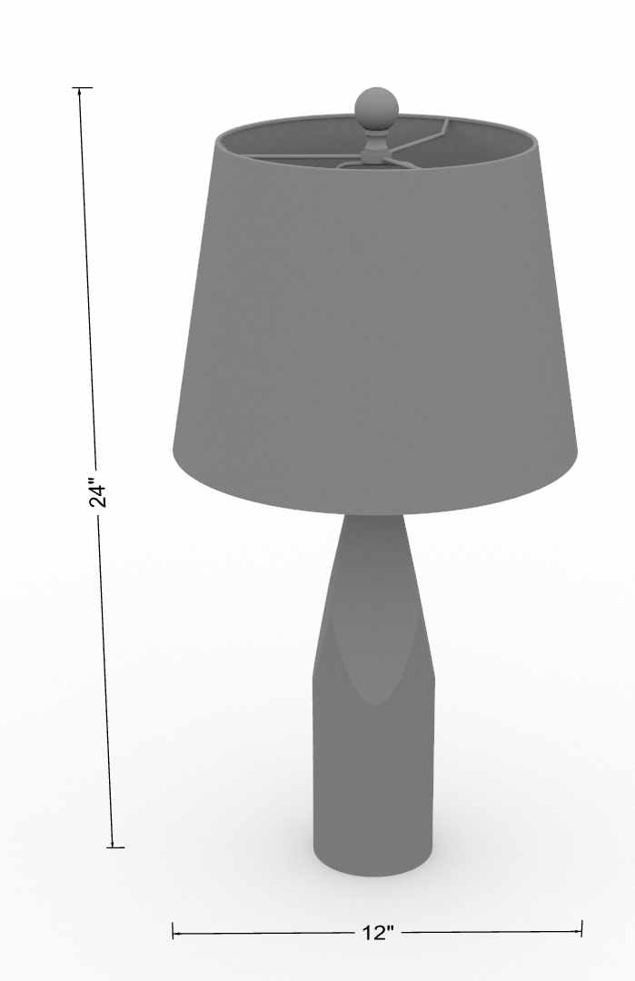 Simala Wood Table Lamp - Ornate Home