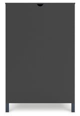 Simmenfort Navy Blue Five Drawer Chest (Online Special Price) - Ornate Home