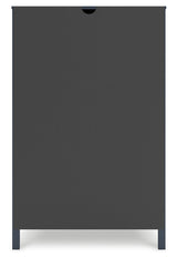 Simmenfort Navy Blue Five Drawer Chest - Ornate Home