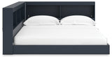 Simmenfort Navy Blue Full Bookcase Storage Youth Bed (Online Special Price) - Ornate Home