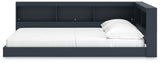 Simmenfort Navy Blue Full Bookcase Storage Youth Bed (Online Special Price) - Ornate Home