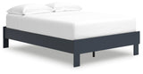 Simmenfort Navy Blue Full Platform Bed (Online Special Price) - Ornate Home