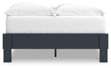 Simmenfort Navy Blue Full Platform Bed (Online Special Price) - Ornate Home