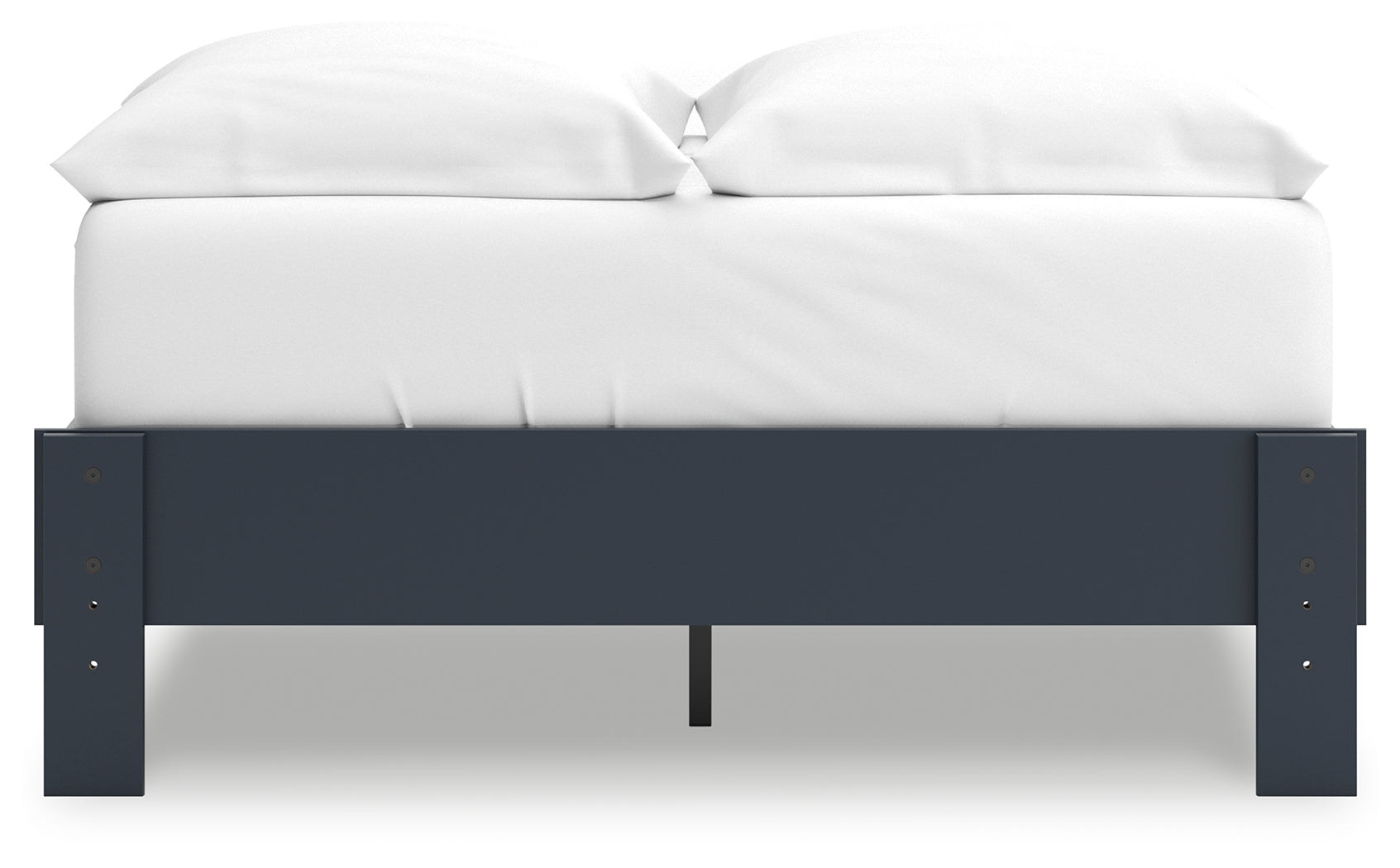 Simmenfort Navy Blue Full Platform Bed (Online Special Price) - Ornate Home