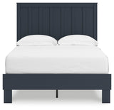 Simmenfort Navy Blue Full Platform Bed - Ornate Home