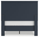 Simmenfort Navy Blue Full Platform Bed - Ornate Home