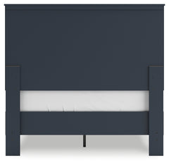 Simmenfort Navy Blue Full Platform Bed - Ornate Home