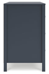 Simmenfort Navy Blue Six Drawer Dresser (Online Special Price) - Ornate Home