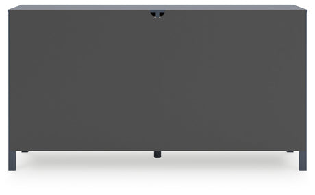 Simmenfort Navy Blue Six Drawer Dresser - Ornate Home