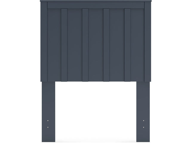 Simmenfort Navy Blue Twin Panel Headboard - Ornate Home