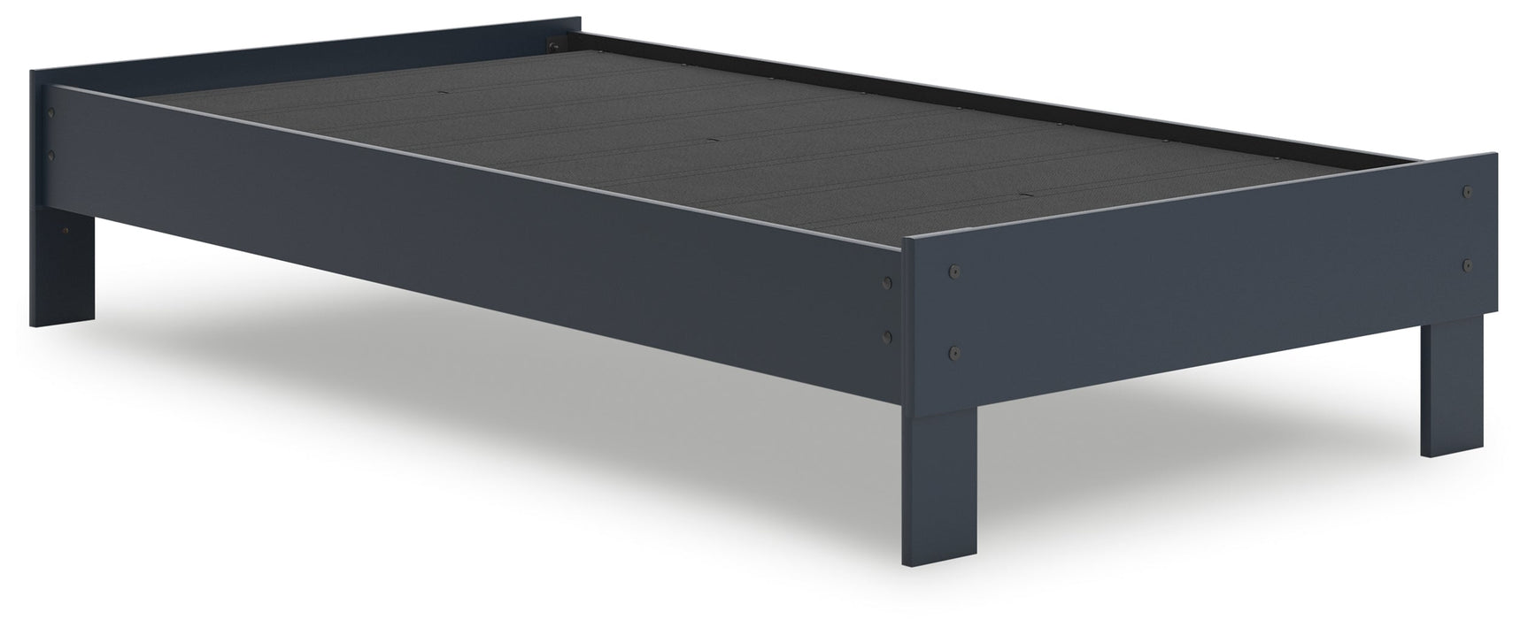 Simmenfort Navy Blue Twin Platform Bed (Online Special Price) - Ornate Home