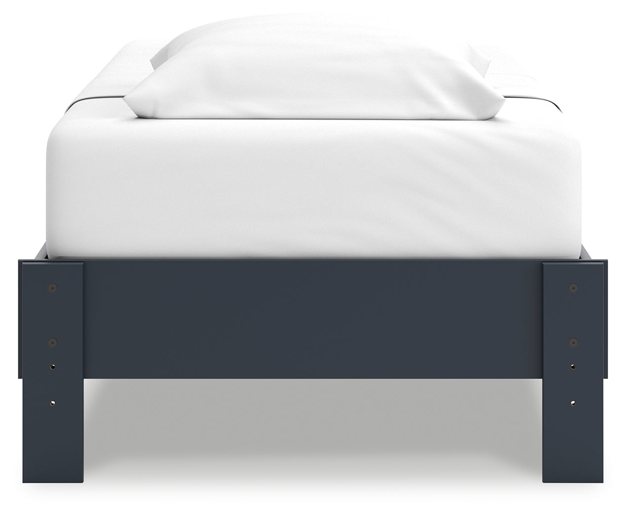 Simmenfort Navy Blue Twin Platform Bed (Online Special Price) - Ornate Home
