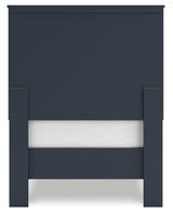 Simmenfort Navy Blue Twin Platform Youth Bed (Online Special Price) - Ornate Home
