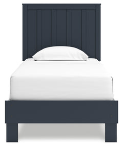 Simmenfort Navy Blue Twin Platform Youth Bed - Ornate Home