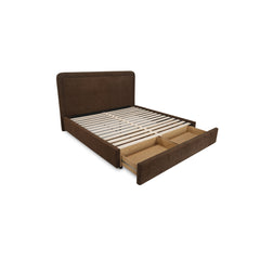Simon Brown King Storage Bed - Ornate Home