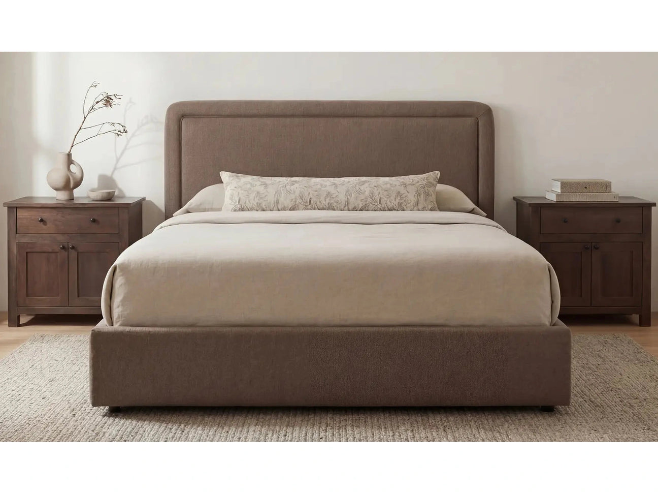 Simon Brown King Storage Bed - Ornate Home