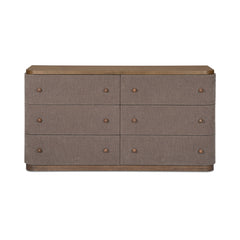 Simone Brown 6 Drawer Dresser - Ornate Home