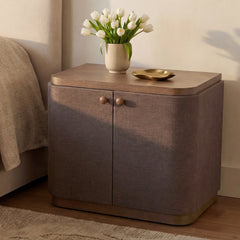 Simone Brown Nightstand - Ornate Home