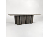 Simone Gray Dining Table - Ornate Home