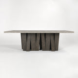 Simone Gray Dining Table - Ornate Home