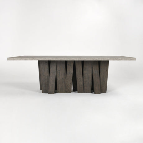Simone Gray Dining Table - Ornate Home