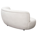 Simone White Curved Sofa - Ornate Home