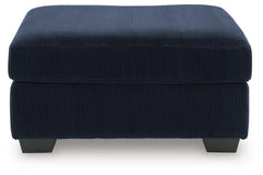 SimpleJoy Navy Oversized Accent Ottoman - Ornate Home
