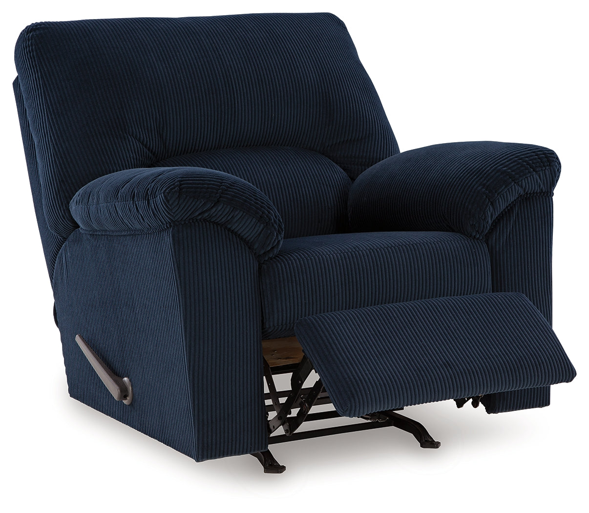 SimpleJoy Navy Rocker Recliner (Online Special Price) - Ornate Home