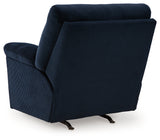 SimpleJoy Navy Rocker Recliner (Online Special Price) - Ornate Home