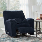 SimpleJoy Navy Rocker Recliner (Online Special Price) - Ornate Home