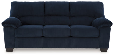SimpleJoy Navy Sofa & Loveseat - Ornate Home