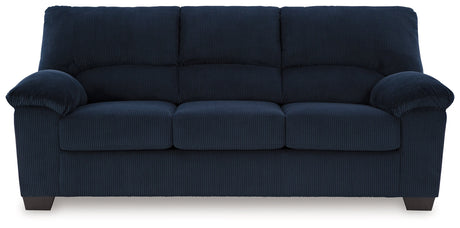 SimpleJoy Navy Sofa - Ornate Home