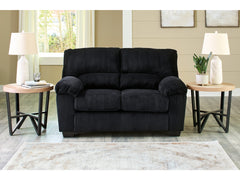 SimpleJoy Onyx Loveseat - Ornate Home