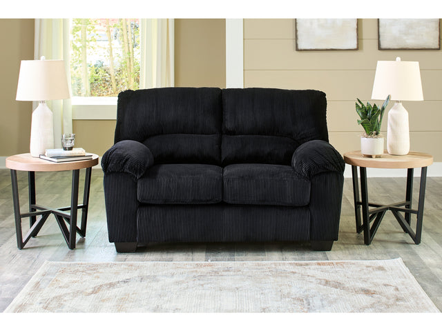SimpleJoy Onyx Loveseat - Ornate Home