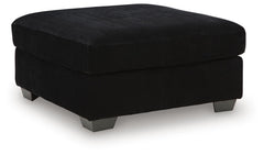 SimpleJoy Onyx Oversized Accent Ottoman - Ornate Home