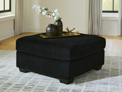 SimpleJoy Onyx Oversized Accent Ottoman - Ornate Home